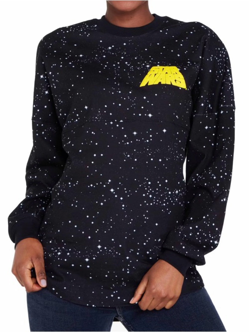 Star Wars Black Starfield Crewneck Spirit Jersey